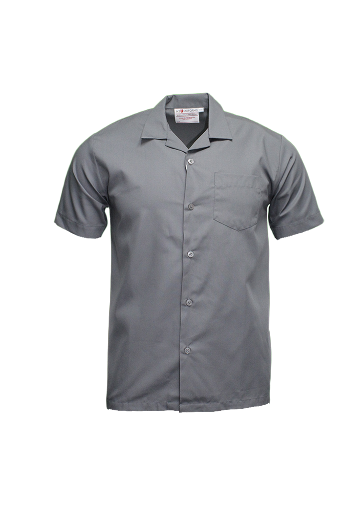 St Teresa's School Short Sleeve Boys Shirt Grey